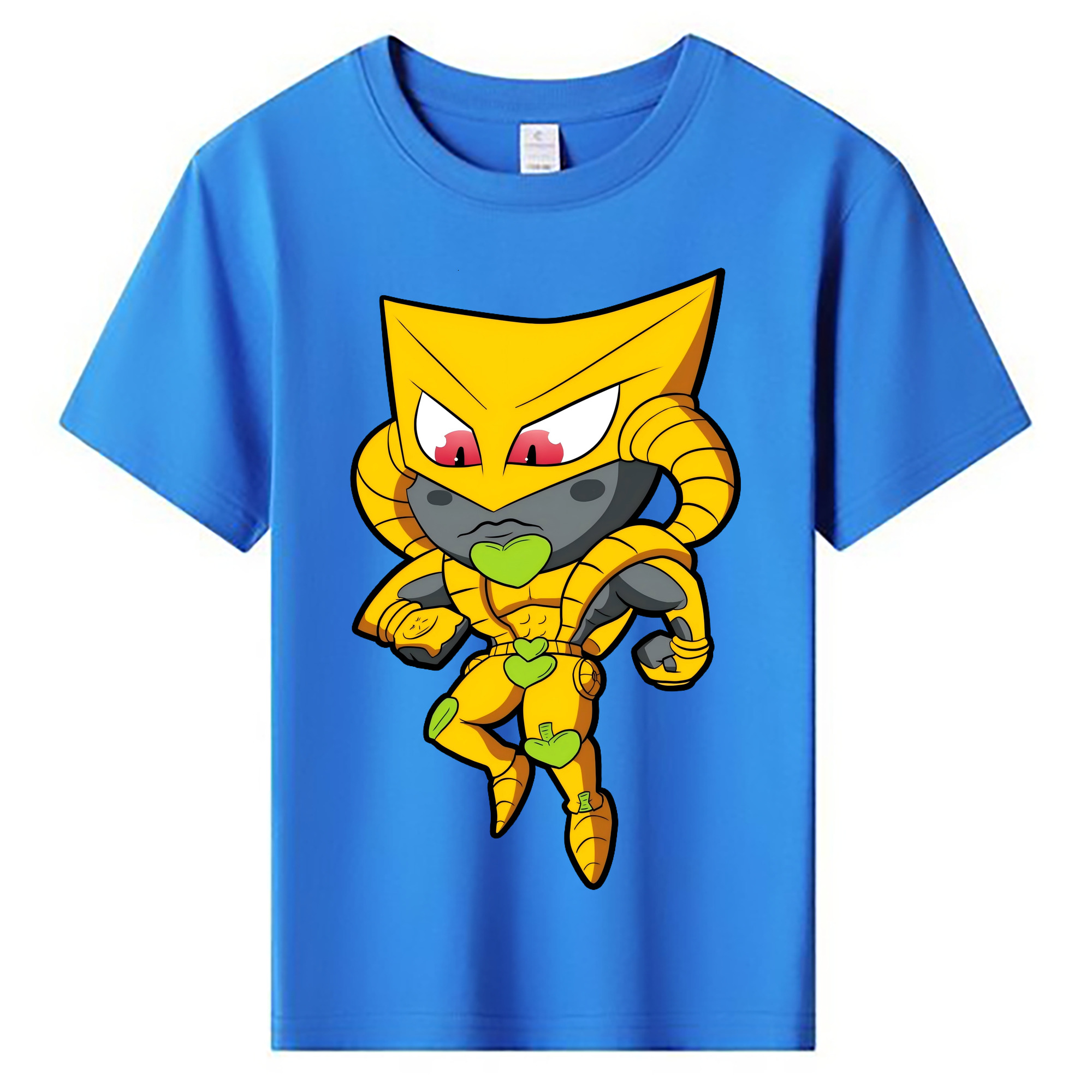 （画像用） ジョジョの奇妙な冒険 ディオ?ブランドー JoJo's Bizarre Adventure Dio Brando 綿100％キッズTシャツ（フロントプリント）